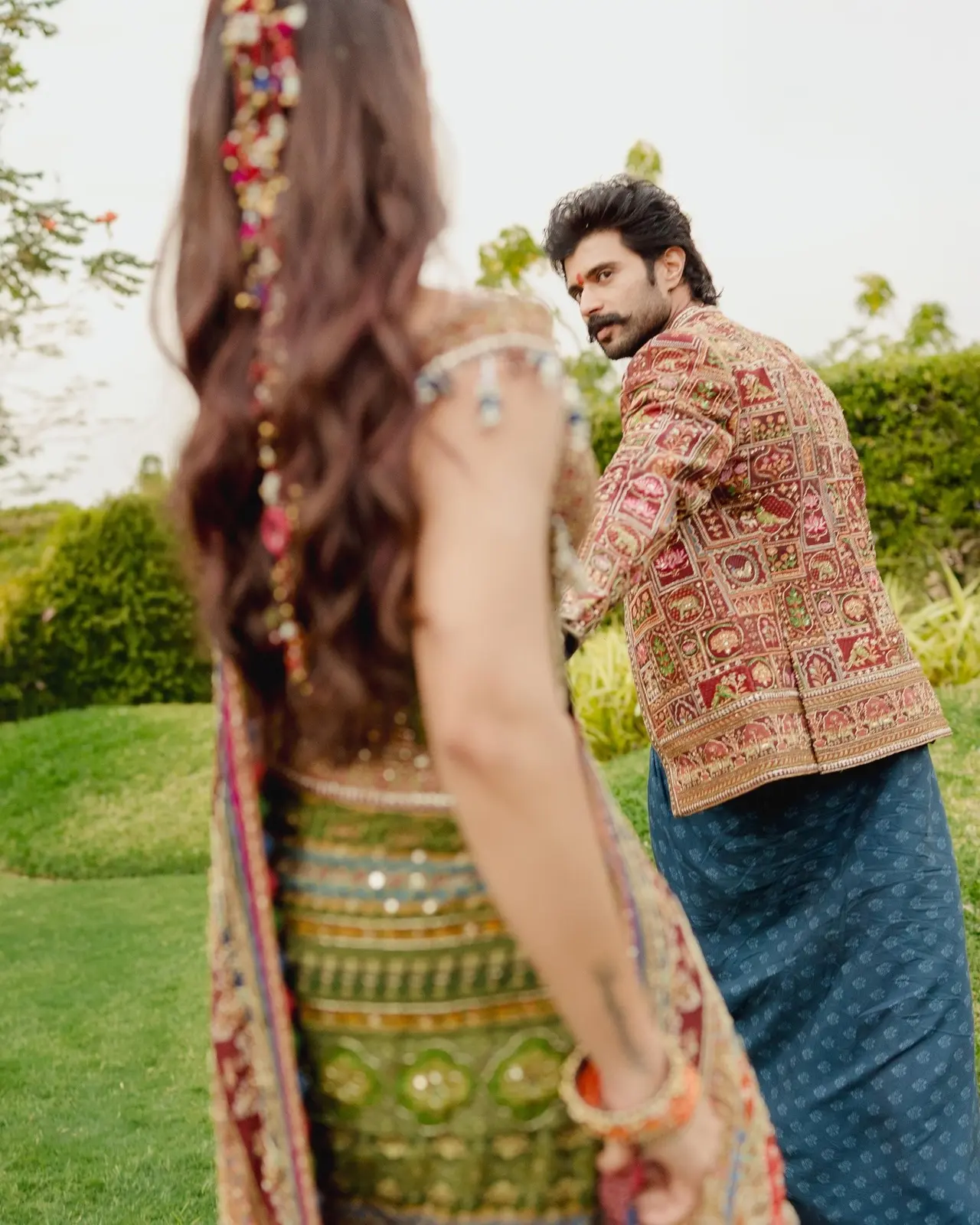 Vijay and Rashmika truly look madly in love with each other in these pics from ceremony.